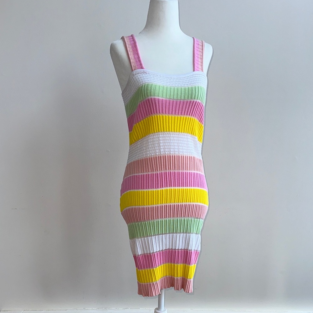 PQ Swim Multicolor Striped Mini Dress